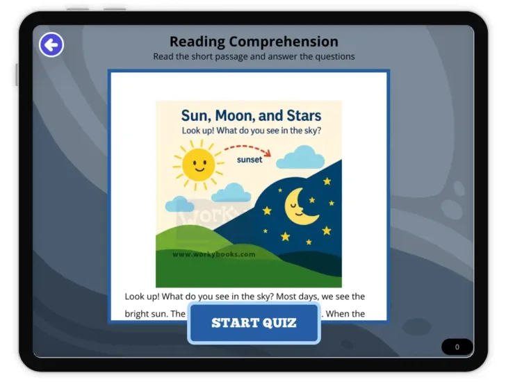 Constellation Reading Comprehension Worksheets