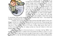 Test Grade 10 - Esl Worksheetcoasvaf pertaining to Reading Comprehension Worksheet Grade 10