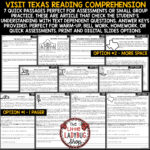 Texas Reading Comprehension Passages 3Rd 4Th Grade   The Little With Regard To The Alamo Reading Comprehension Worksheet