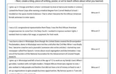 The Best Worksheets For Teaching Kids About Black History Month intended for African American Reading Comprehension Worksheets