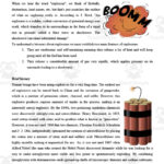 The Chemistry Of Explosives   A Science Reading Comprehension Resource Inside Chemistry Reading Comprehension Worksheets
