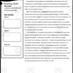 The Constitutional Convention Reading Packet Inside Constitution Reading Comprehension Worksheet