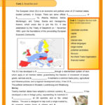 The European Union   Worksheet Gener…: English Esl Worksheets Pdf For Europe Reading Comprehension Worksheets