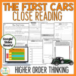 The First Cars Reading Comprehension Passages And Questions Intended For Cars Reading Comprehension Worksheets