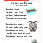 The Goat And The Soap Phonics Reading Comprehension Story With Regard To Large Print Reading Comprehension Passages Worksheets