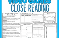 The History Of Video Games Reading Comprehension Passages And Questions throughout Video Games Reading Comprehension Worksheet