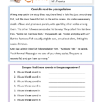 The Rainbow Fish | Reading Resources Year 1 & Year 2 | Ks1 Activities With Ks1 Comprehension Worksheets