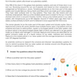 The Solar System: English Esl Worksheets Pdf & Doc Pertaining To The Solar System Reading Comprehension Worksheet