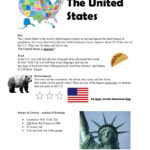 The United States Reading For Detail…: English Esl Worksheets Pdf In United States Reading Comprehension Worksheets
