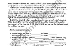The Wright Brothers - Esl Worksheetronit85 inside Free Wright Brothers Reading Comprehension Worksheet