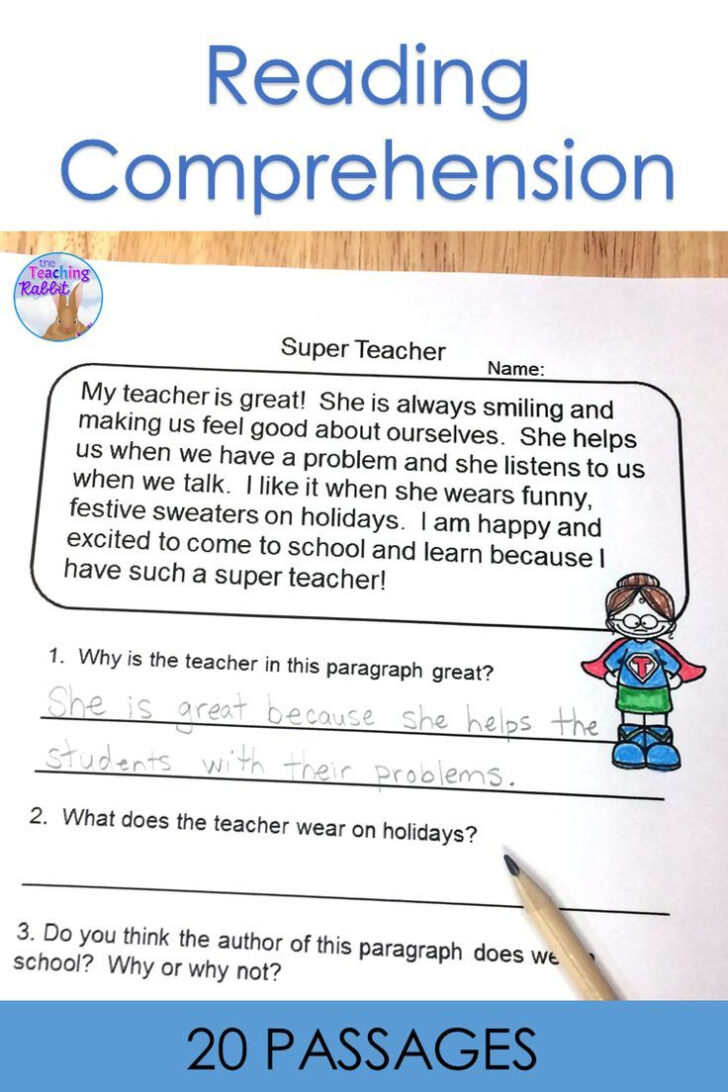 Reading Comprehension Worksheets Tpt Reading Comprehension Worksheets Tpt