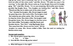 Third Grade Reading Worksheets | Improve Fluency &amp; Vocabulary regarding 3Rd Grade Reading Comprehension Worksheets Free Printable