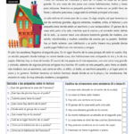 This Is My House In Spanish   Pdf Reading Worksheet   Spanish In Free Reading Comprehension Worksheets In Spanish