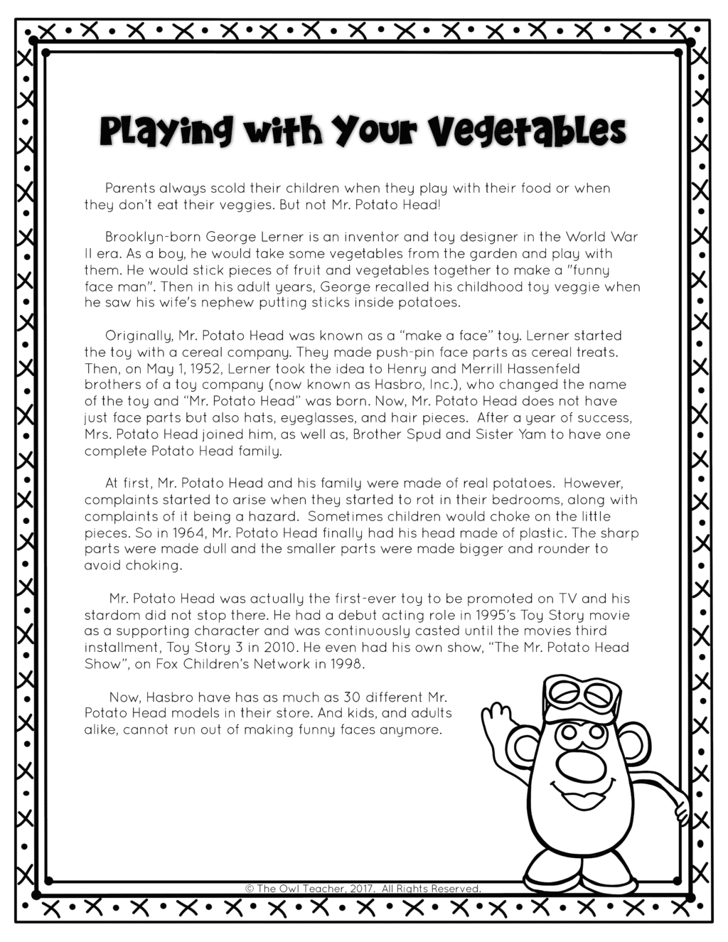 Toy Inventions Nonfiction Reading Passages Printable &amp;amp; Digital (Google) - The Owl Teacher in Non Fiction Reading Comprehension Worksheets Super Teacher