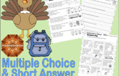 Turkey Goes To School Reading Comprehension Test &amp; Sequencing Back in Turkey Reading Comprehension Worksheets