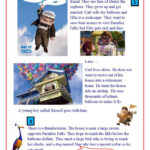 Up (The Movie) Reading For Detail (D…: English Esl Worksheets Pdf Within Disney Reading Comprehension Story Worksheets