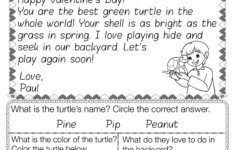 Valentine'S Day Reading Comprehension Worksheet - Free Printable within Free Reading Comprehension Worksheets Kindergarten
