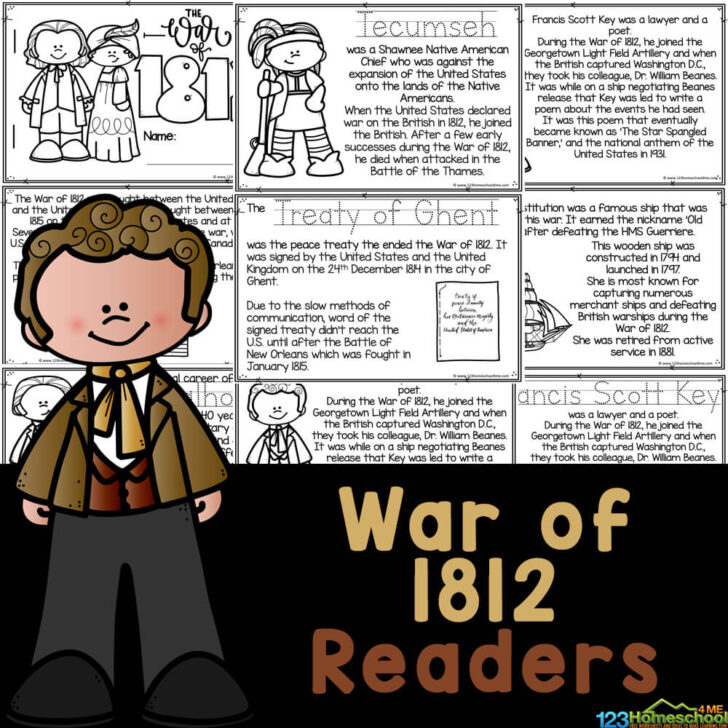 War of 1812 Reading Comprehension Worksheet