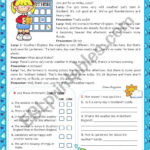 Weather Report   Reading Comprehension   Esl Worksheetmena22 For Severe Weather Reading Comprehension Worksheets