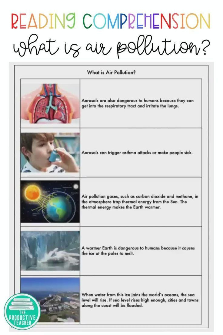 What Is Air Pollution? Reading Passage regarding Air Pollution Reading Comprehension Worksheet