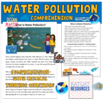 What Is Water Pollution?   Comprehension With Critical Thinking With Regard To Water Pollution Comprehension Worksheets