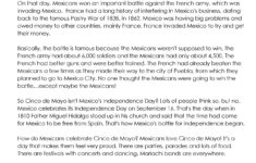 What You Need To Know About Cinco De Mayo | Squarehead Teachers pertaining to Cinco De Mayo Reading Comprehension Worksheet