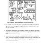 Where Am I? Follow The Directons: English Esl Worksheets Pdf & Doc Intended For Following Directions Reading Comprehension Worksheets