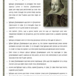 William Shakespeare In Shakespeare Reading Comprehension Worksheets Free