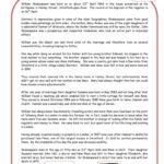 William Shakespeare Reading For Deta…: English Esl Worksheets Pdf Intended For Shakespeare Comprehension Worksheets
