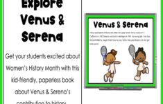 Women'S History Reading Comprehension Venus And Serena Williams - Etsy inside Women'S History Month Reading Comprehension Worksheets Free