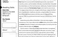 World War Ii Reading Packet in World War Two Comprehension Worksheets With Questions